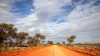 Red dirt road in outback Australia.